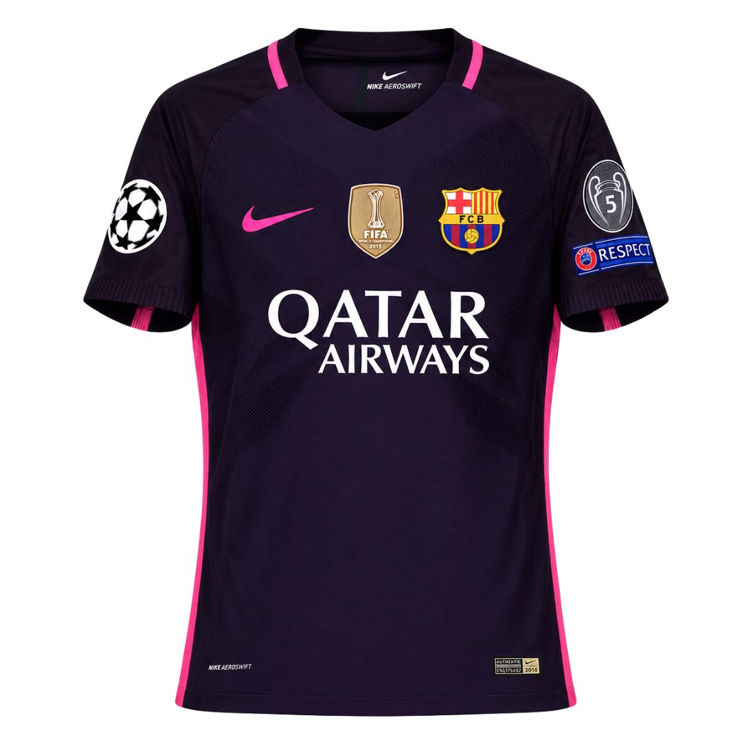 FC Barcelona 2016/17 Away Jersey – Neymar Jr. 11 – UCL Version - NIKE