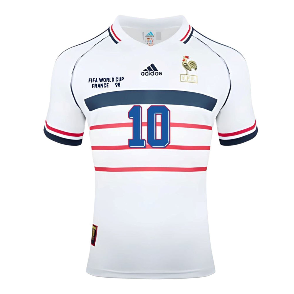 Zidane France Jersey 1998 Retro 1998 France Soccer Jersey Zidane