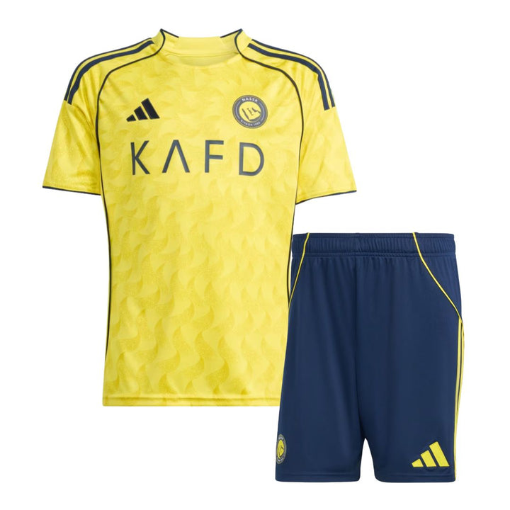 Al-Nassr Home Jersey 25/26 Kids - Ronaldo 7 - ADIDAS