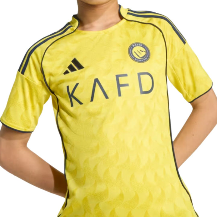 Al-Nassr Home Jersey 25/26 Kids - Ronaldo 7 - ADIDAS