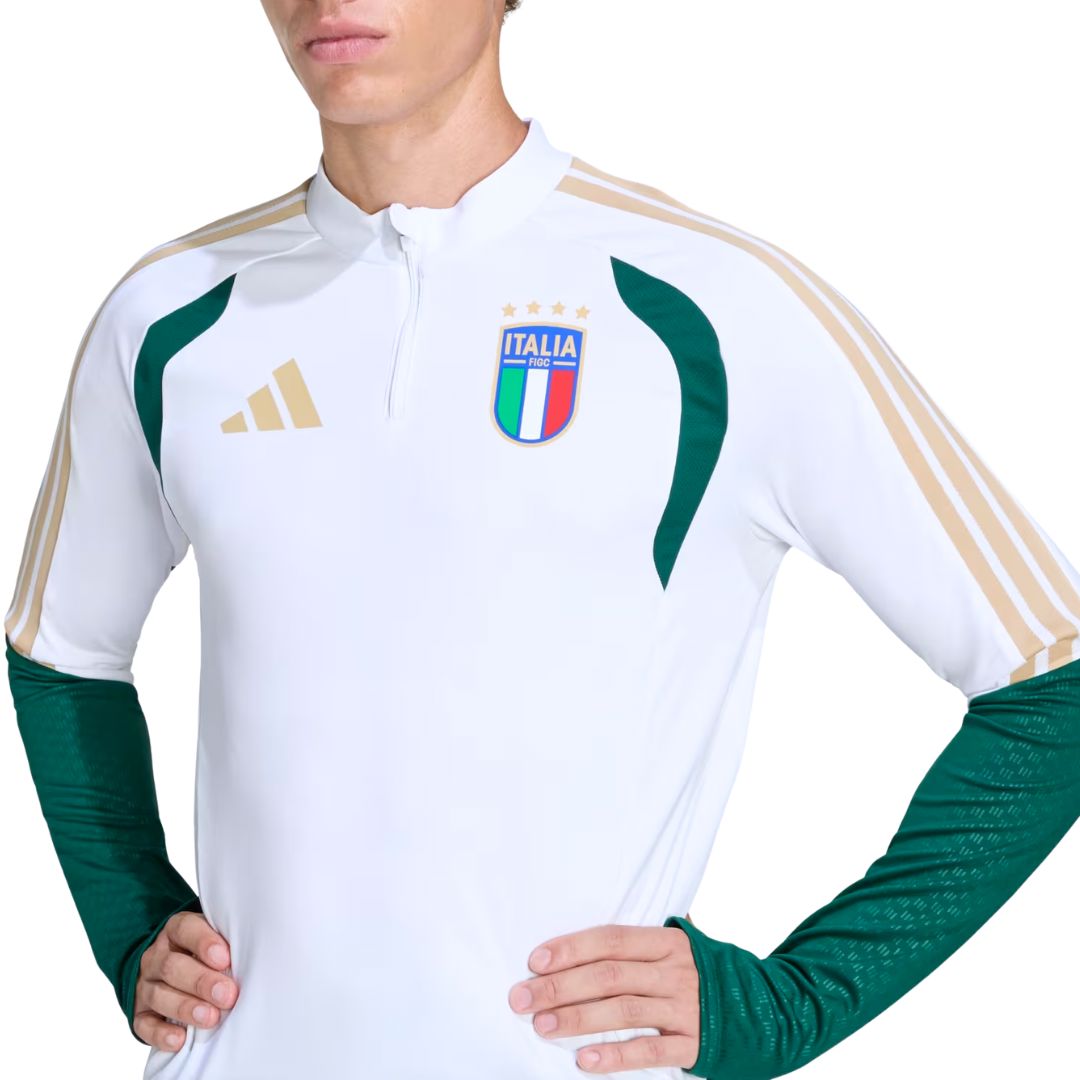 2026 Italy FIGC Training Tracksuit White - ADIDAS