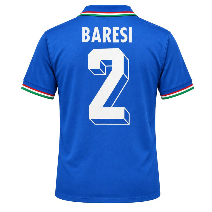 Italy 1982 World Cup Home Retro Jersey – Baresi 2 - ITASPORT