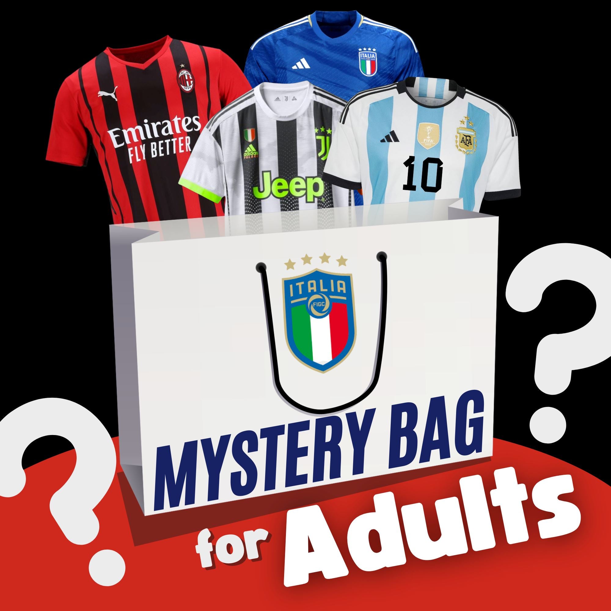 Soccer Jerseys Mystery Bag Adults - ITALY SOCCER SHOP