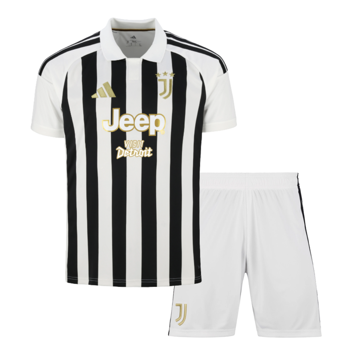 Juventus 2026/27 Home Kids Kit front view - ADIDAS