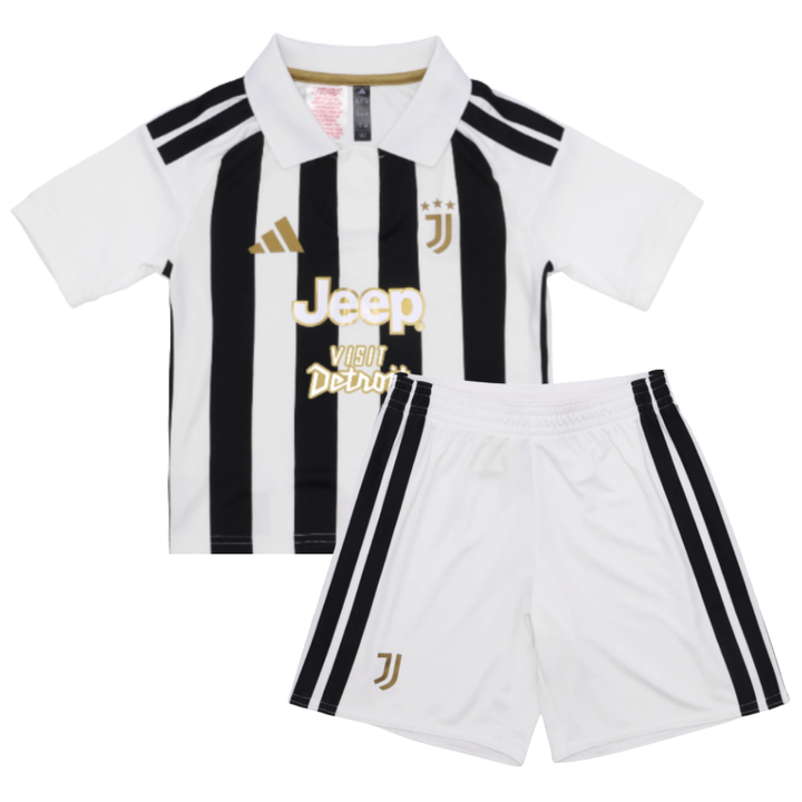 Juventus 2026/27 Home Mini Kit front view - adidas