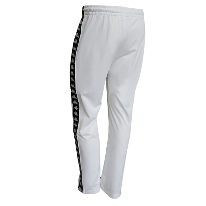 Kappa Lumini Track Pants Wht / Blk rear view - Kappa