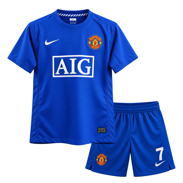 Manchester United 2008/09 Third Kids Kit Retro - Ronaldo 7 - NIKE