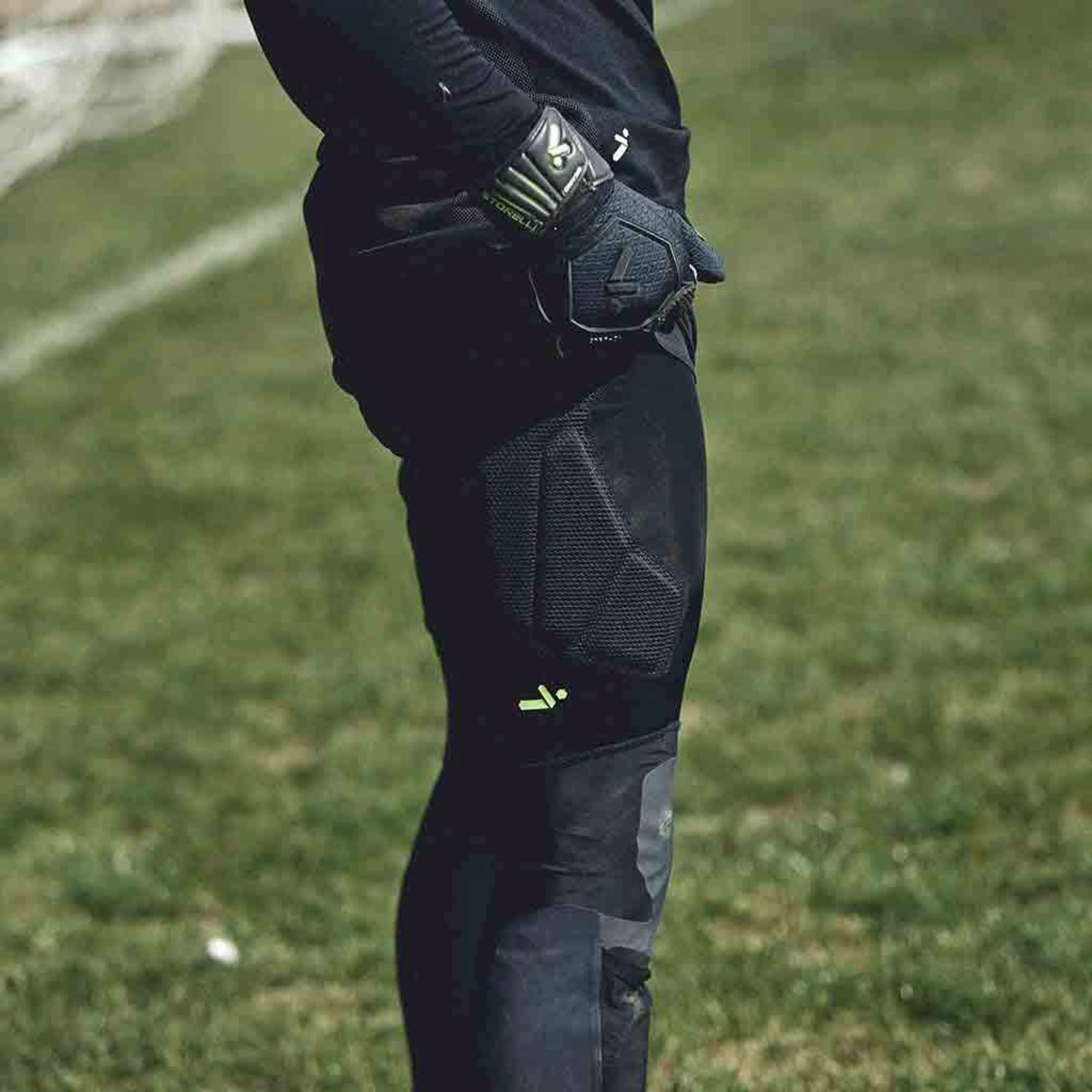 Men's GoalKeeper Leggings by Storelli - Black - ITASPORT