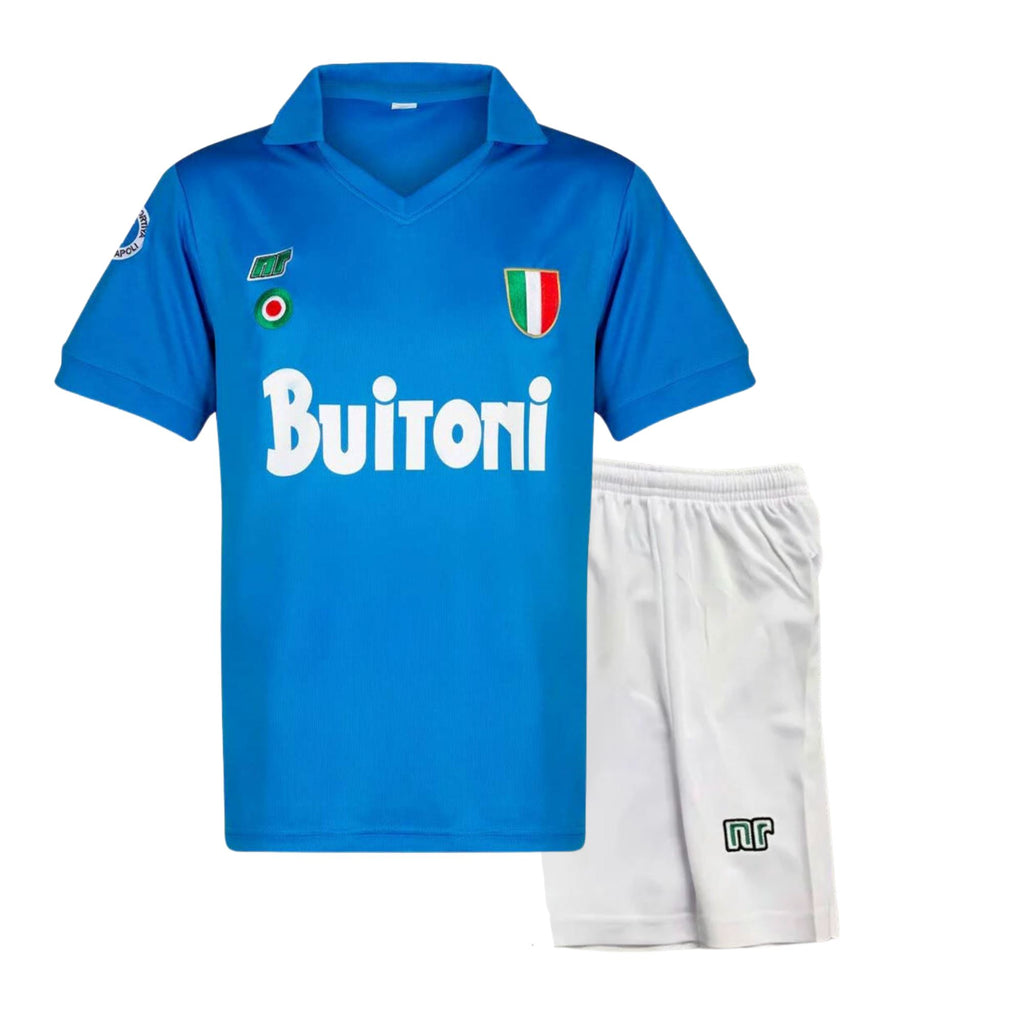 NWT Napoli 87/88 Away White Retro Jersey “Maradona 10