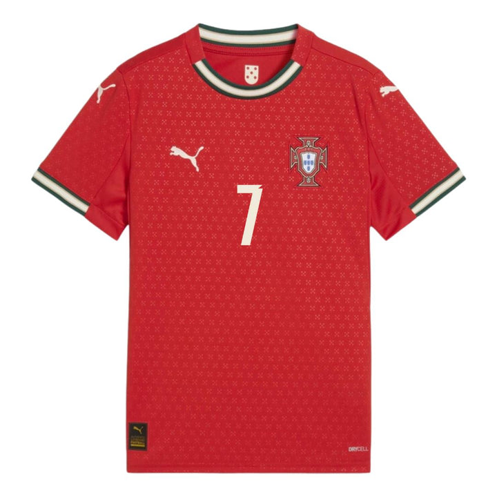 Portugal Home Jersey 2025 Kids Ronaldo 7 - ITASPORT