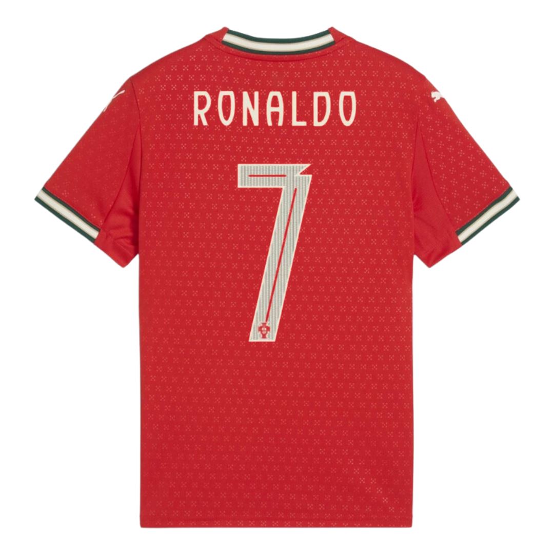 Portugal Home Jersey 2025 Kids Ronaldo 7 - ITASPORT