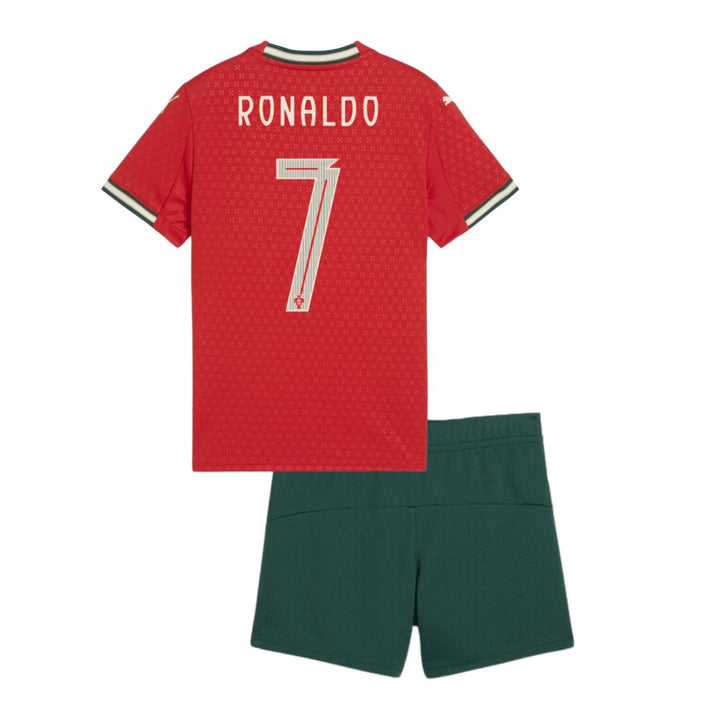 Portugal Home Jersey 2025 Kids Ronaldo 7 - ITASPORT
