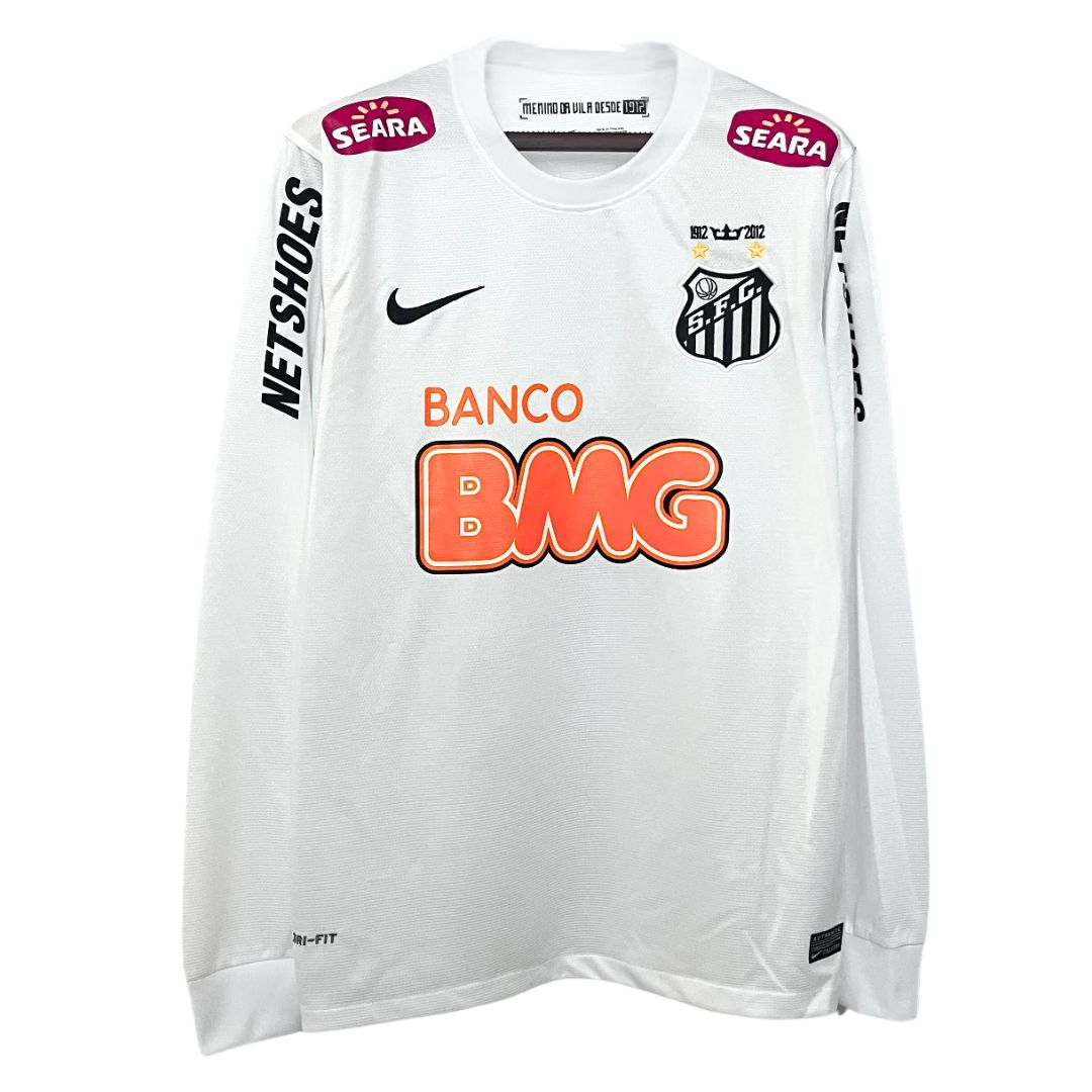 Neymar Jr. Santos FC Home Jersey 2011/12 Long Sleeve - NIKE