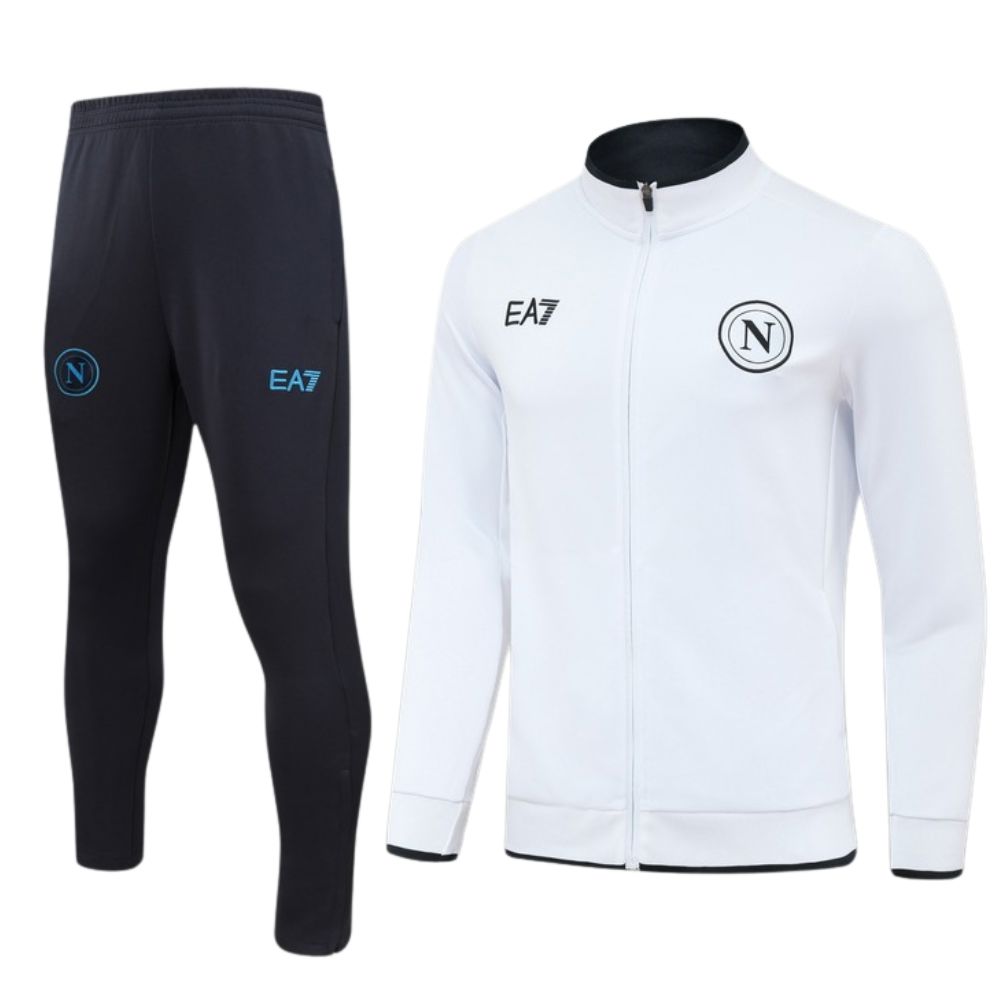 EA7 Napoli White Representation Tracksuit 23/24 - ITASPORT