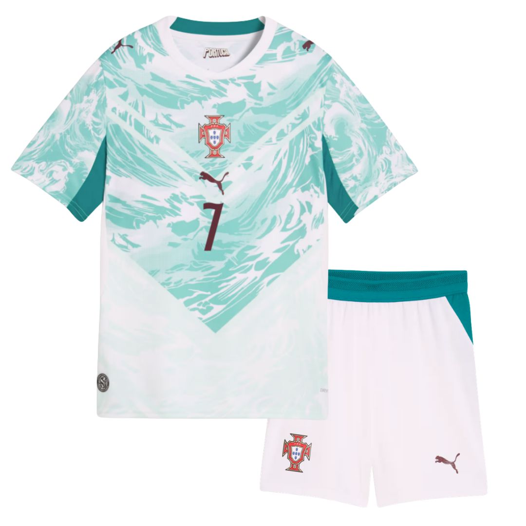 Portugal 2026 Away Kids Kit – Ronaldo 7 - PUMA