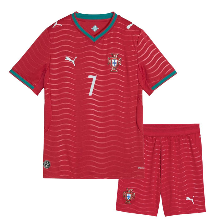 Portugal 2026 Home Kids Kit – Ronaldo 7 - PUMA