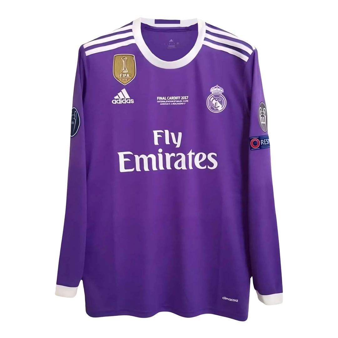 REAL MADRID 2016/17 AWAY CARDIFF FINAL JERSEY L/ SLEEVE - ITASPORT