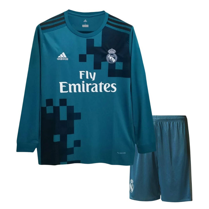 Real Madrid 2017/18 Third Jersey Kids - RONALDO 