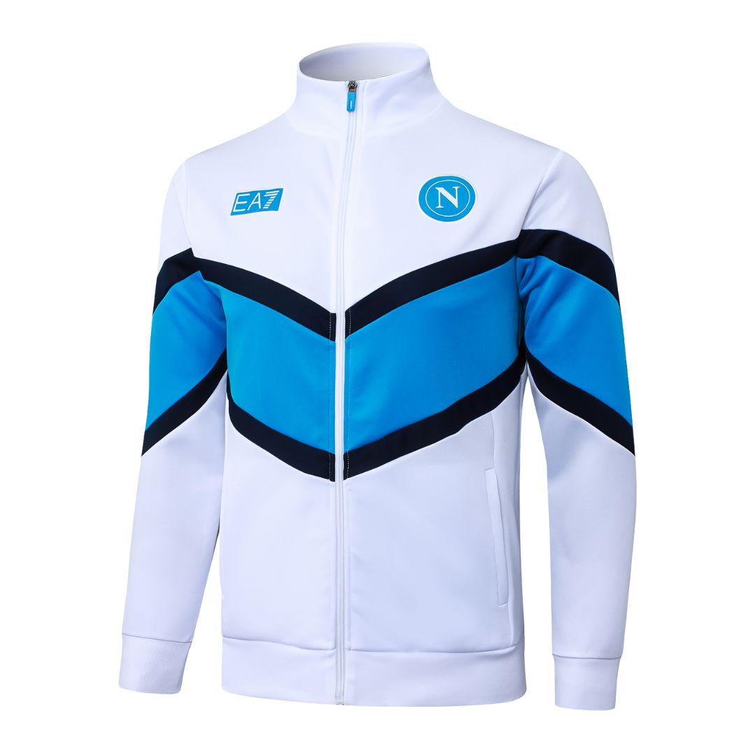 SSC NAPOLI TRACKSUIT 25/26 WHITE - ITASPORT
