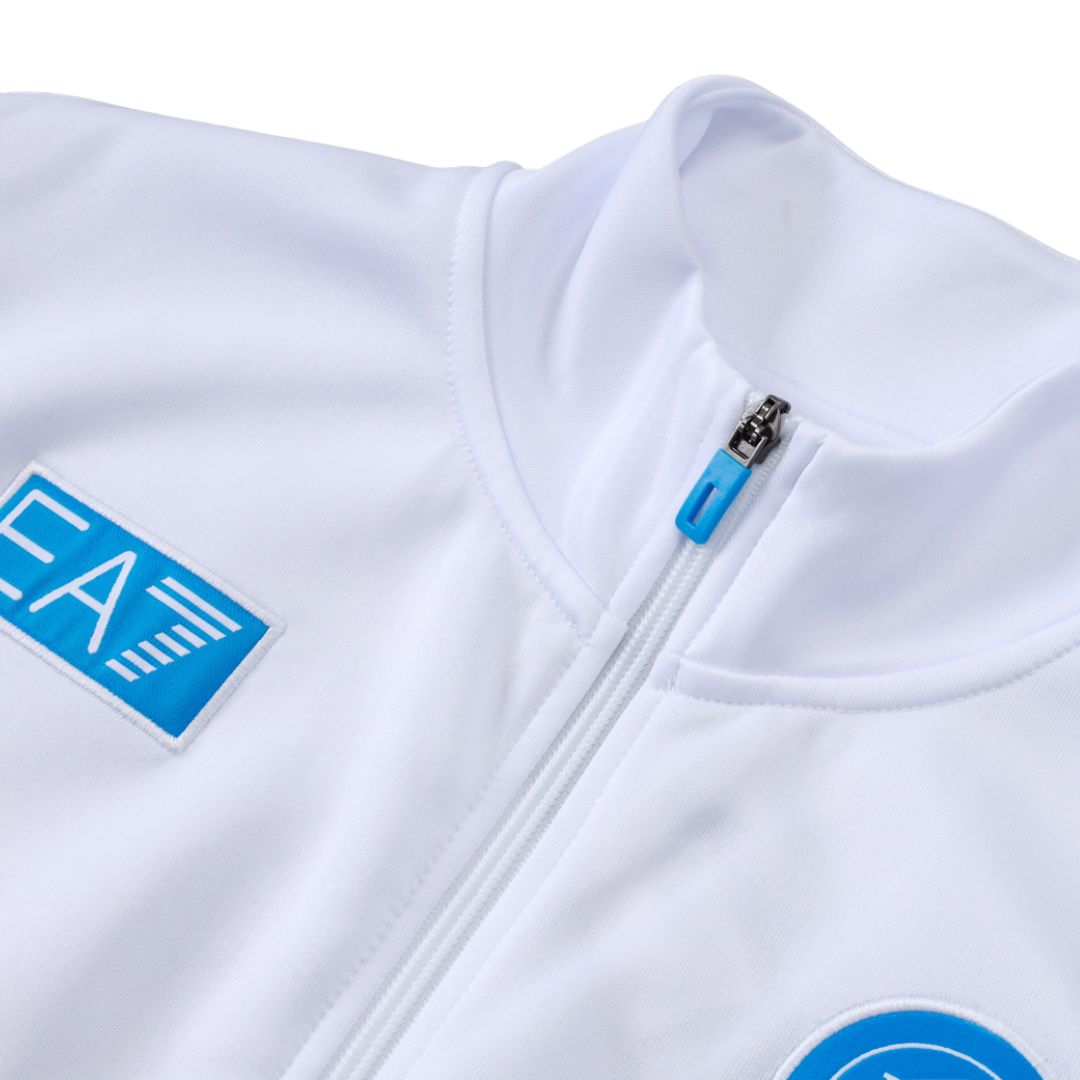 SSC NAPOLI TRACKSUIT 25/26 WHITE - ITASPORT