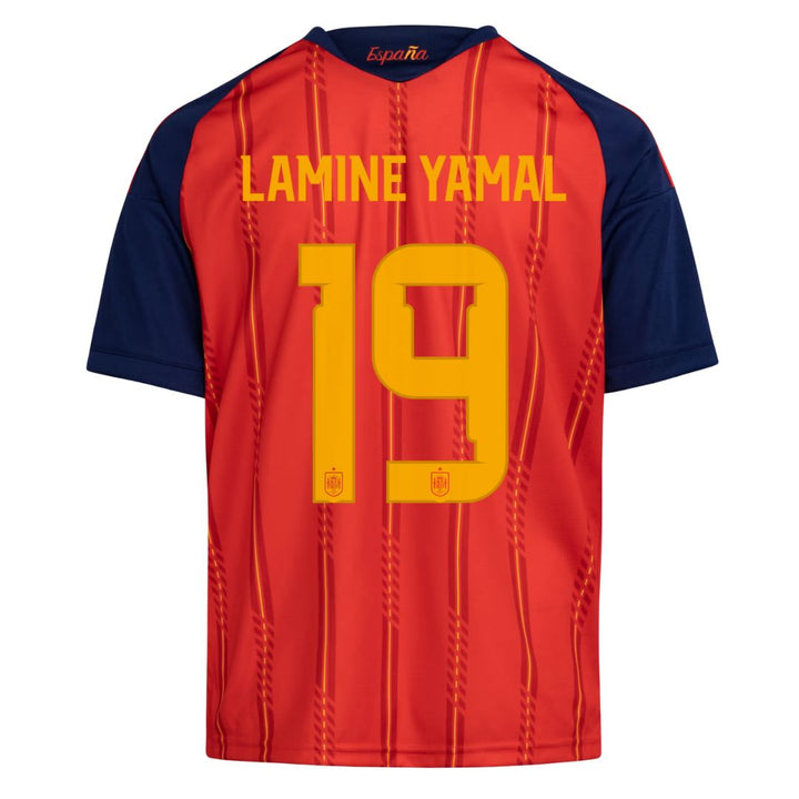 Spain 26 Home Kids Jersey – Yamal 19 - ADIDAS
