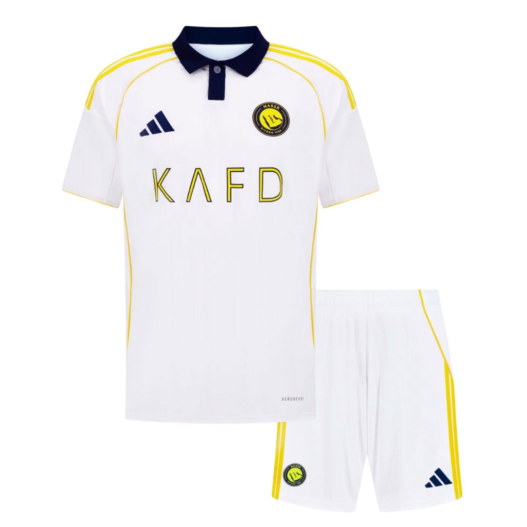 Al Nassr 2025/26 Third Kids Kit – Ronaldo 7 - ADIDAS