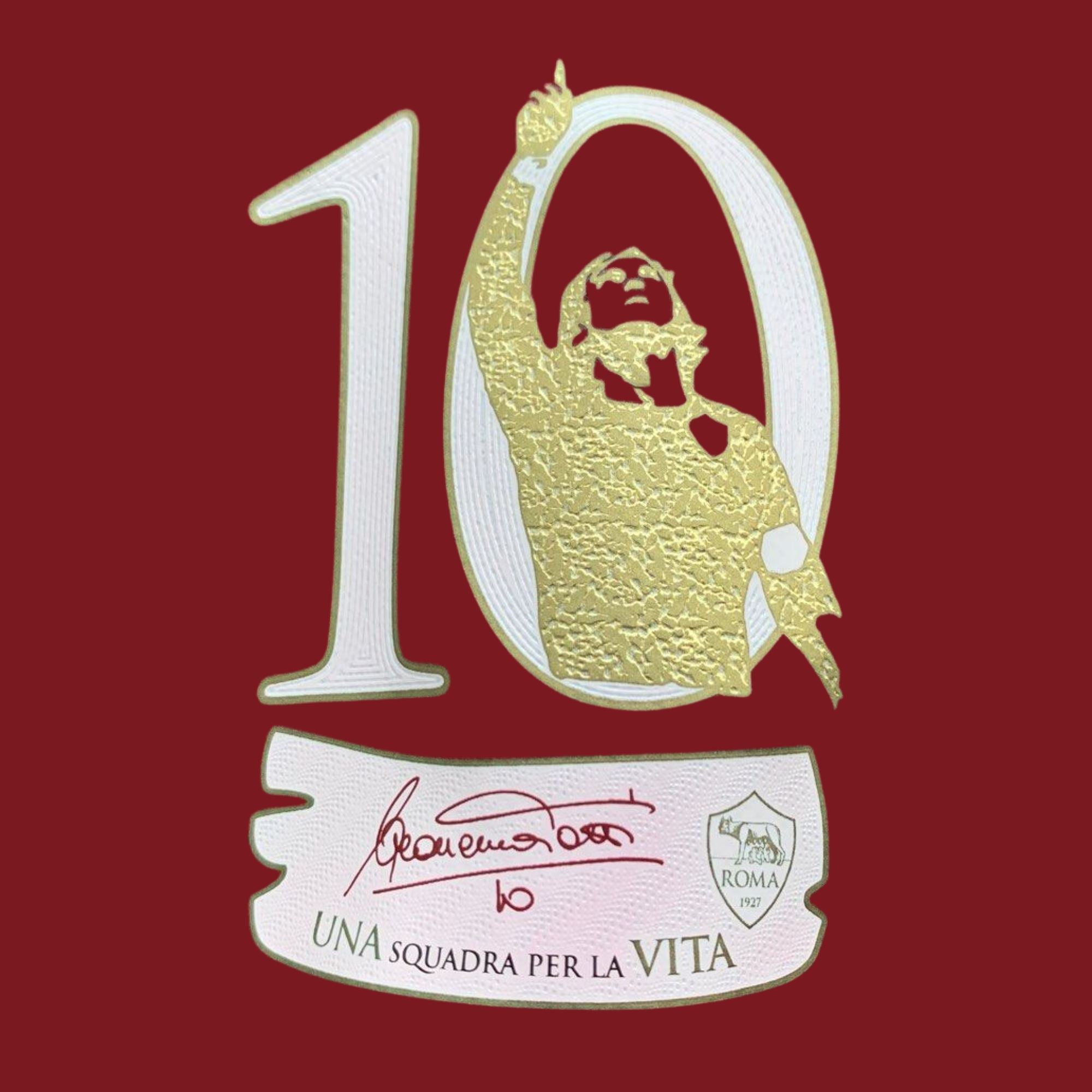 2017 AS Roma Home Jersey Totti #10 - NIKE