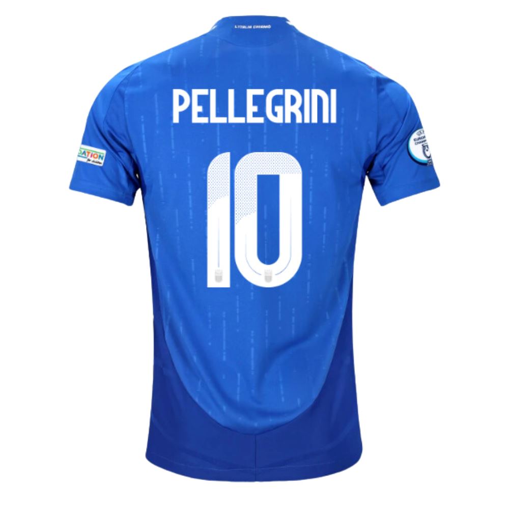 Pellegrini 10 Name Set Italy 24/25 Home Jersey - ITA SPORTS