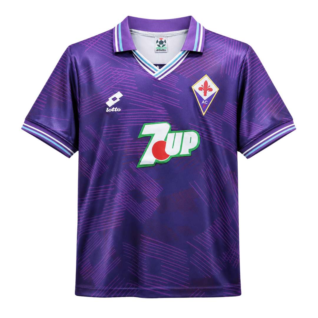 Front of the Fiorentina 1992/93 Home Kids jersey
