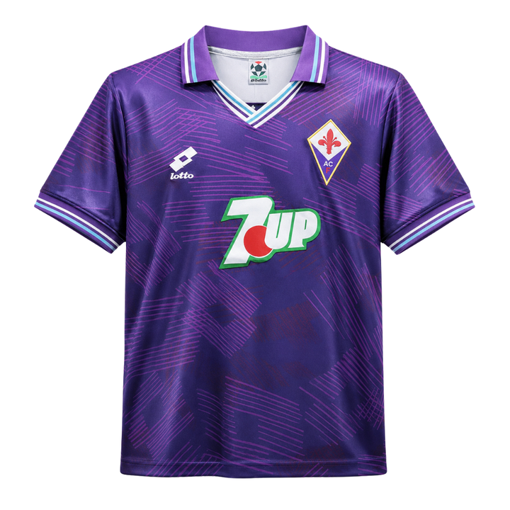 Front of the Fiorentina 1992/93 Home Kids jersey
