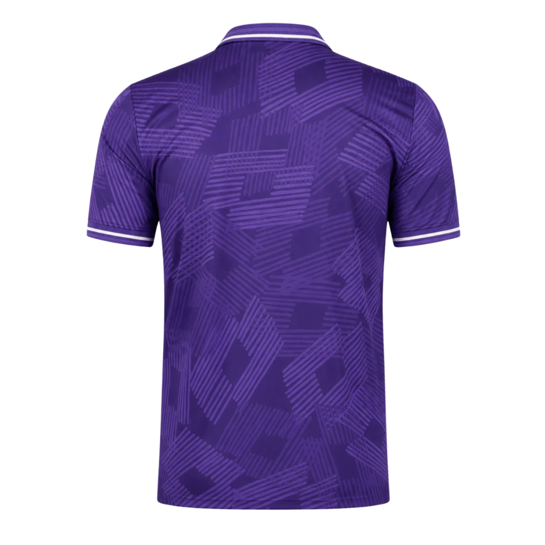 Rear view: Back of the Fiorentina 1992/93 home kids retro jersey
