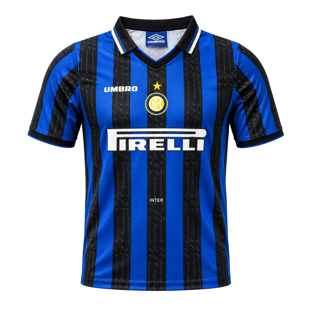 Front of the Inter Milan 1997/98 Home Kids jersey