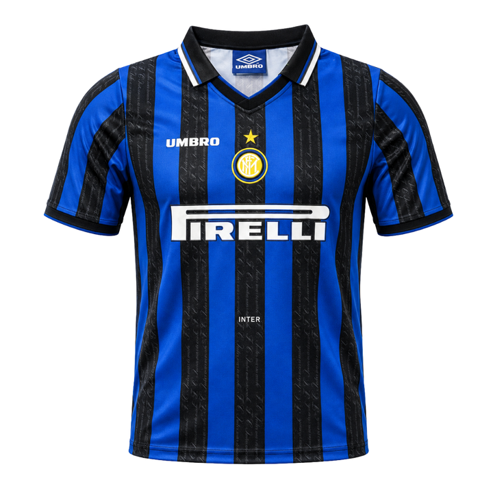 Front of the Inter Milan 1997/98 Home Kids jersey