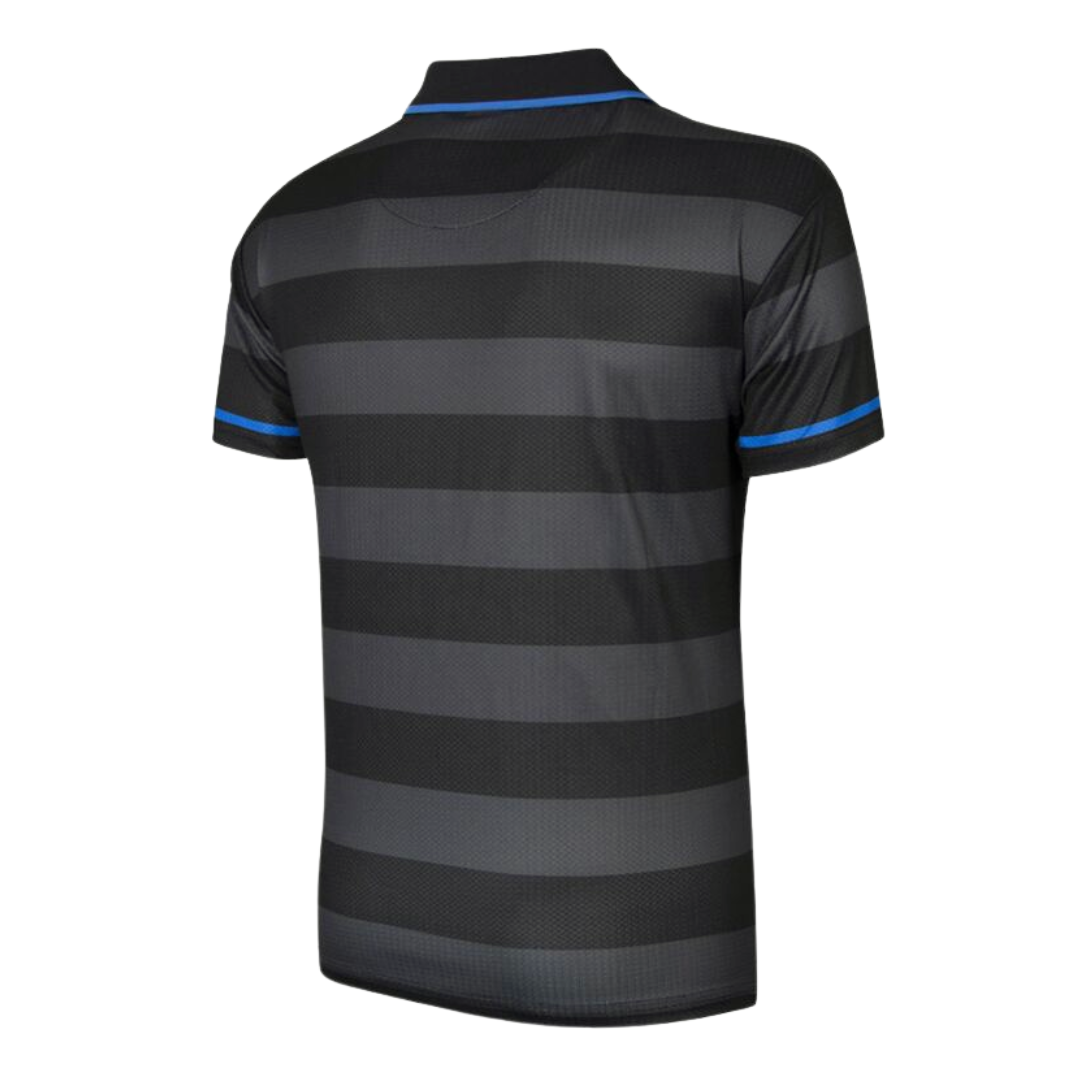 Rear view: Back of the Inter Milan 1997/98 third kids retro jersey