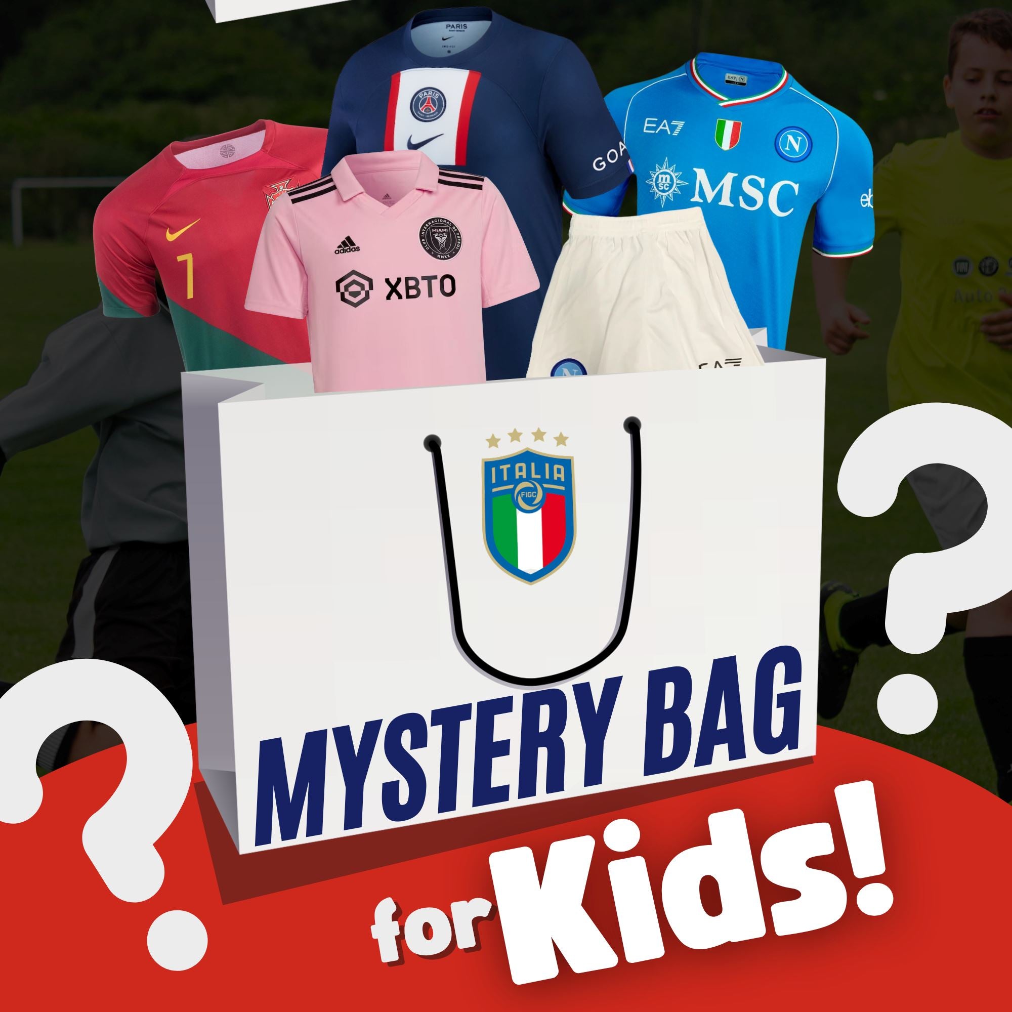Soccer Jerseys Mystery Bag for Kids - ITALY SOCCER SHOP