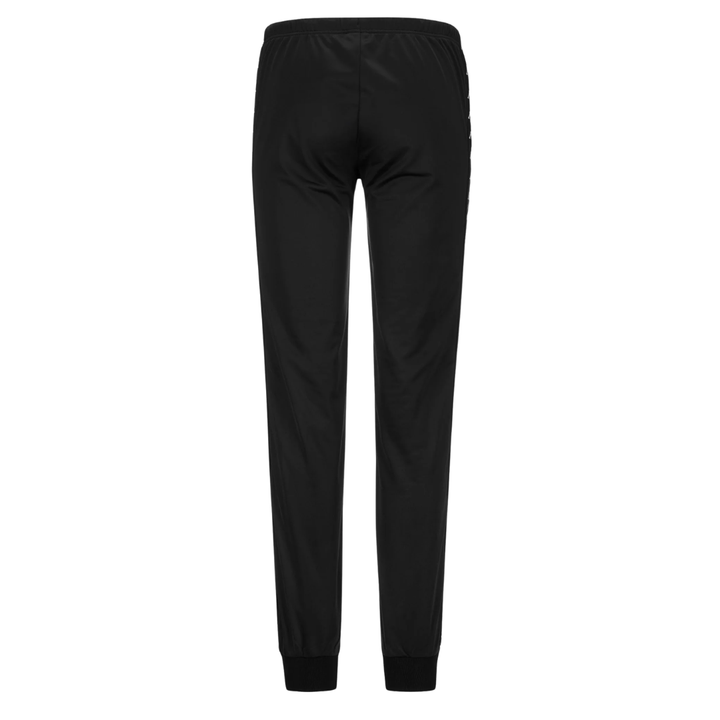 Kappa 222 Banda Wrastoria Slim Women's Track Pants Black rear view - Kappa