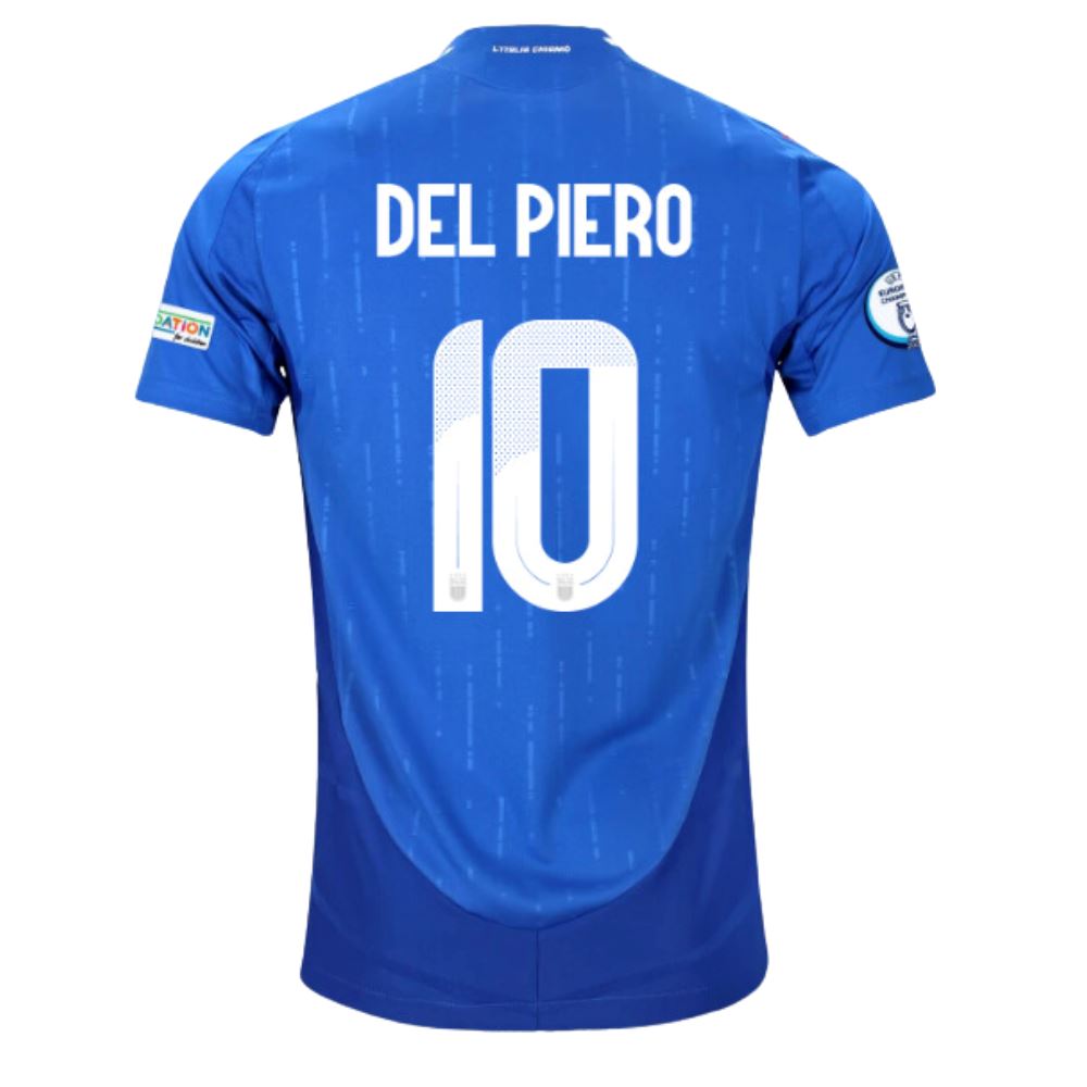 Del Piero 10 Name Set Italy 24/25 Home Jersey - ITA SPORTS