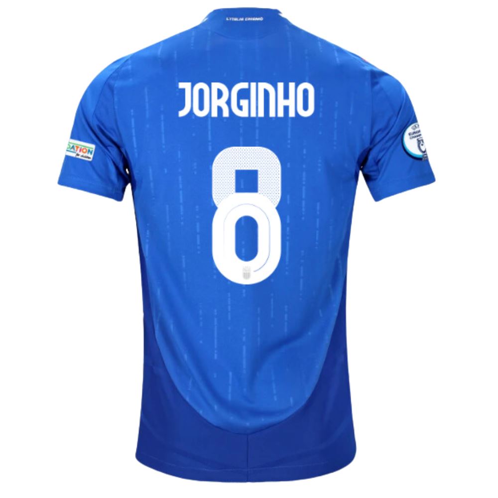 Jorginho 8 Name Set Italy 24/25 Home Jersey - ITA SPORTS