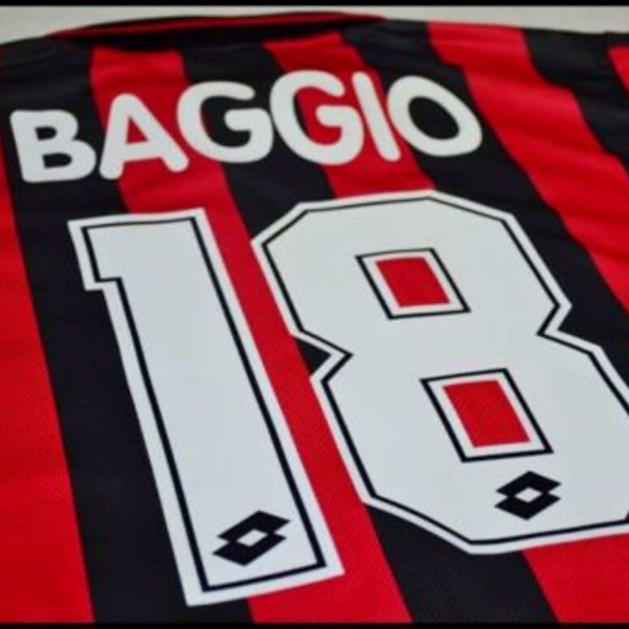 1995/96 AC Milan Baggio Jersey - ITASPORT