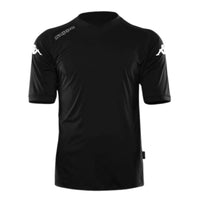 Kappa Short Sleeve Jersey Youth Black - ITASPORT
