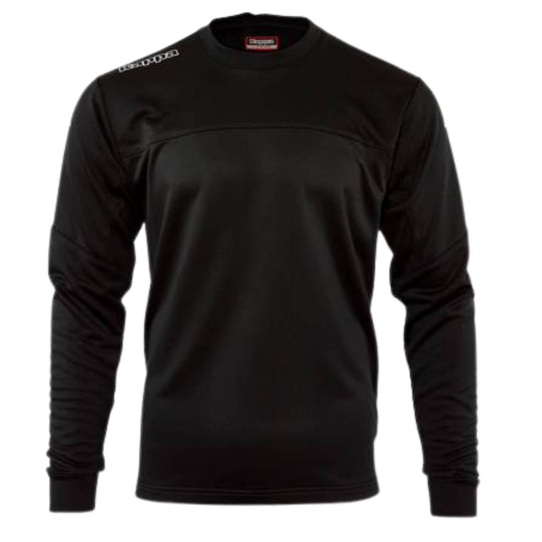 Kappa Warm Up Crew Sweat Black - ITASPORT
