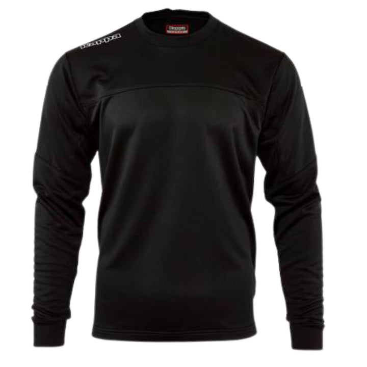 Kappa Warm Up Crew Sweat Black - ITASPORT