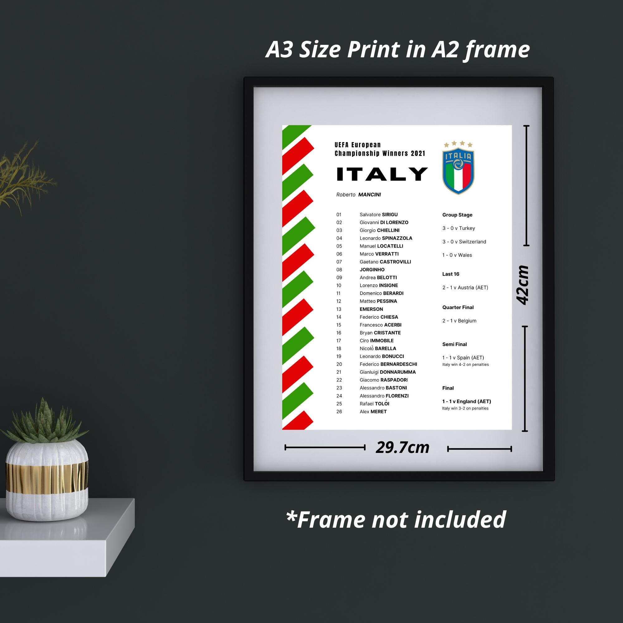 Italy UEFA Champions 2020/21 Print - ITASPORT