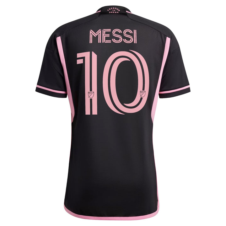 Inter Miami Messi Away Jersey Authentic Black La Noche Kit - ADIDAS