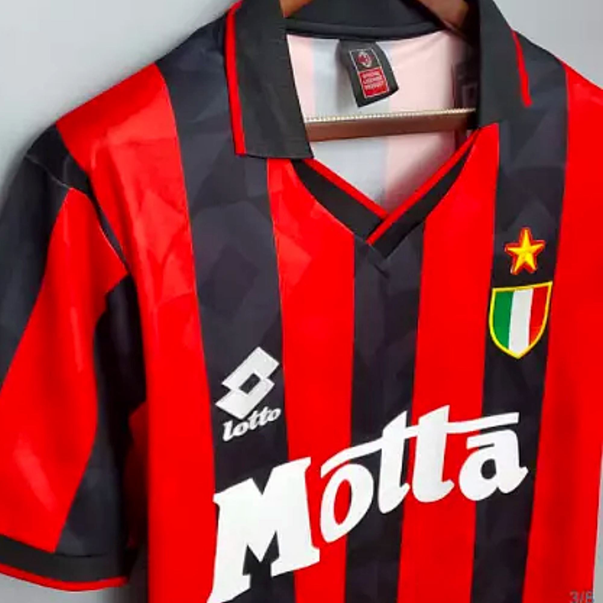 1993/94 AC Milan Home Jersey Baresi #6 - ITASPORT