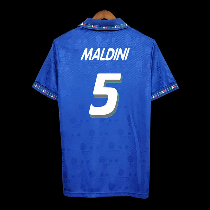 1994/95 Italy Home Jersey Maldini #5 - ITASPORT