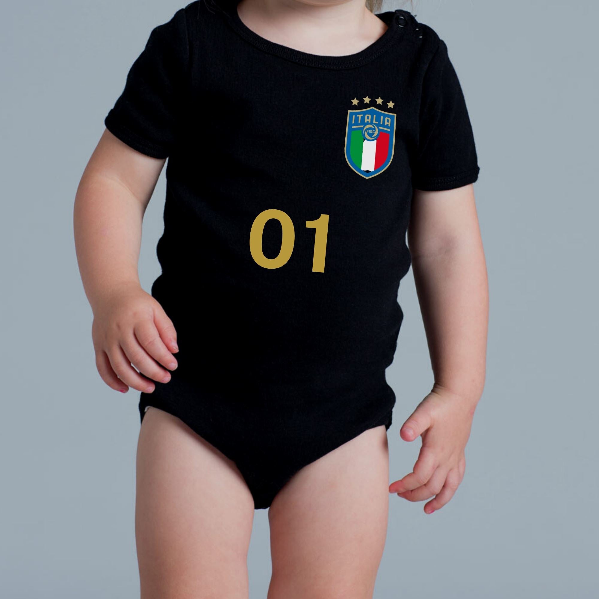 Italia Baby Bodysuit with Name & Number - ITASPORT