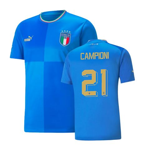 Italy Home Jersey 22/23 with Name / Number - ITASPORT