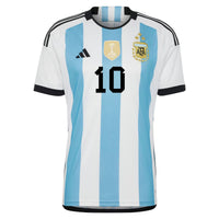 Argentina World Cup Winners Jersey 22/23 Messi #10 front 