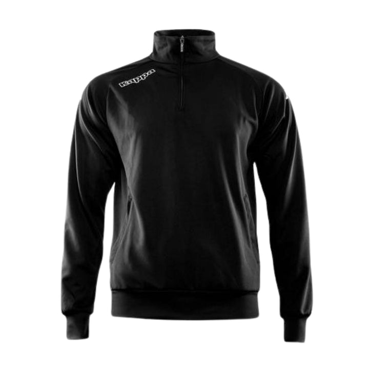 Kappa Track Jacket 1/4 Zip Black - ITASPORT